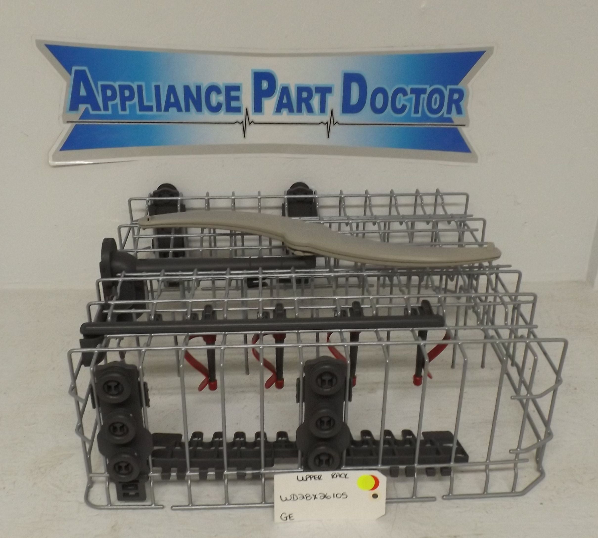 GE DISHWASHER WD28X26105 UPPER RACK (USED) GE DISHWASHER WD28X26105 UPPER RACK (USED)